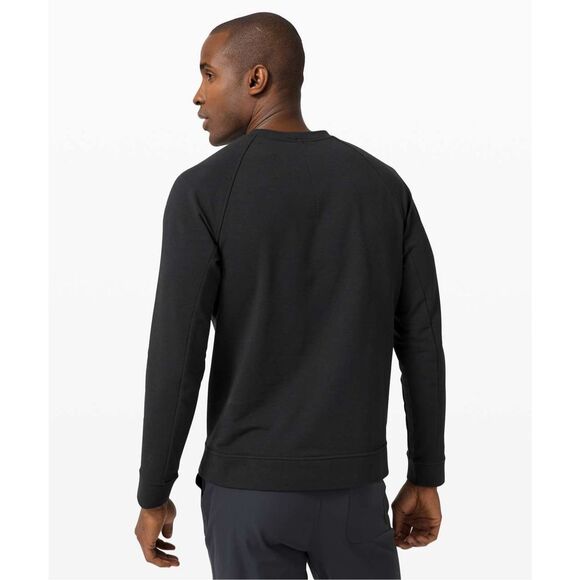 Lululemon City Sweat Crew Pullover size L Black Athletic - Picture 2 of 11